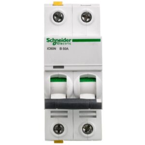 Wyłącznik nadprądowy 2P B 50A 6kA AC iC60N-B50-2 A9F03250 - obrazek 1