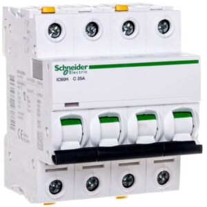 Wyłącznik nadprądowy 4P C 25A 10kA AC iC60H-C25-4 A9F07425 - obrazek 1