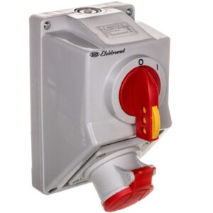 Zestaw instalacyjny z gniazdem 4P (0-I) 16A IP54 C16-18 971601 - obrazek 1