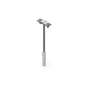 Uchwyt z kołkiem wkręcany fi 12mm L-250mm ocynk ogniowy 12.4 OG /91200402/ - obrazek 1