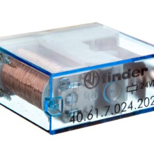 Przekaźnik miniaturowy 1P 16A 24V DC, stopień szczelności RTII 40.61.7.024.2020 - obrazek 1