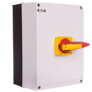 Rozłącznik izolacyjny 3P 125A z blokadą na kłódkę w obudowie IP65 DMM-125/3/I5/P-R 172851 - obrazek 1
