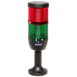 Kolumna sygnalizacyjna kompletna 70mm,2 człony 230V AC czerwony-zielony TK-IK72L220XM01 - obrazek 1