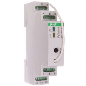 Radiowy dwukanałowy sterownik LED 12V - montaż DIN 10-16V DC FiWave FW-LED2D - obrazek 1
