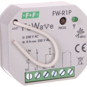 Radiowy pojedyńczy przekaźnik bistabilny - montaż P/t 85-265V AC/DC FiWave FW-R1P - obrazek 1