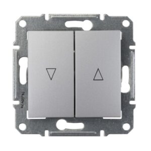 Sedna Łącznik żaluzjowy 2-biegunowy z blokadą mechaniczną 10A aluminium SDN1300360 - obrazek 1