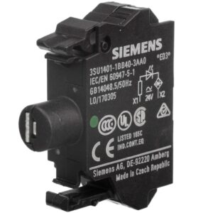 Oprawka blok LED zielony 24V AC-DC montaż czołowy przył sprężynowe SIRIUS ACT 3SU1401-1BB40-3AA0 - obrazek 1