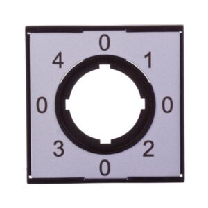 Tabliczka opisowa aluminium kwadratowa 0-1-0-2-0-3-0-4 M22-XCK2 279435 - obrazek 1