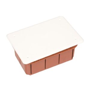 Puszka podtynkowa 98x152x70mm ze śrubami biała OL10003 - obrazek 1