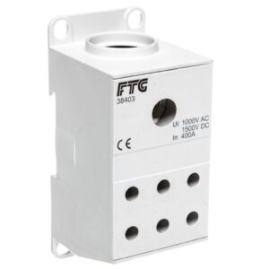 Blok rozdzielczy CU o 1 potencjale, 175 A, wejścia: 1 x 95 - 240 mm2 (drut), lub 1 x 70 - 185 mm2 (linka), wyjścia: 6 x 10 -50 - obrazek 1