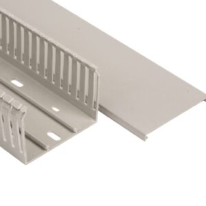 Korytko grzebieniowe 80x60x2000mm jasnoszare E64 - obrazek 1