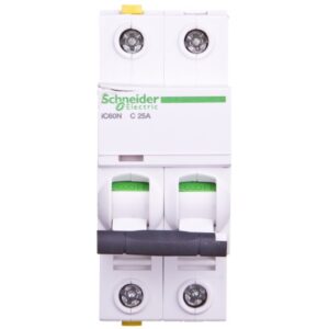 Wyłącznik nadprądowy 2P C 25A 6kA AC iC60N-C25-2 A9F04225 - obrazek 1