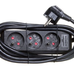 Listwa zasilajaca Eco-Line 3m 3x230V czarna H05VV-F 3G1,5 1157504130 - obrazek 1