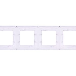 Unica Plus Ramka poczwórna szary pozioma MGU6.008.865 - obrazek 1