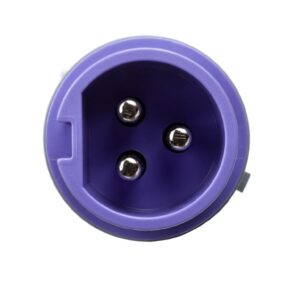 Wtyczka przenośna 16A 3P 24V fioletowa IP44 TWIST 063v - obrazek 1