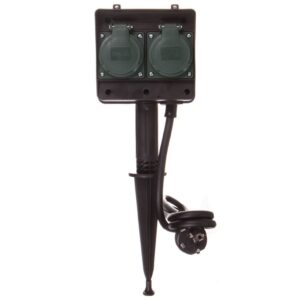 Gniazda ogrodowe z grotem ziemnym 4x230V/16A H07RN-F 3G1,5 1,5m 1154444 - obrazek 1