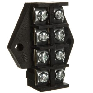 Płytka odgałęźna /10mm2/ 4-tory czarna ZPT4-10.0 83005007 - obrazek 1