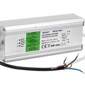 Zasilacz do oświetlenia LED 170-265V AC/12V DC 100W IP67 OR-ZL-1607 - obrazek 1