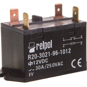 Przekaźnik przemysłowy 1Z 30A 12V DC AgSnO2 R20-3021-96-1012 2611748 - obrazek 1