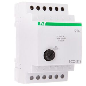 Ściemniacz przycisk szary 1000W 4,5A 230V AC 3 moduły SCO-813 - obrazek 1