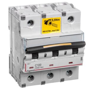 Wyłącznik nadprądowy 3P C 100A 10/16kA AC S313 DX3 409281 - obrazek 1
