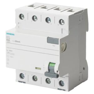 Wyłącznik różnicowoprądowy 4P 63A 0,03A Typ A 30mA 400V SENTRON 5SV3346-6 - obrazek 1