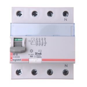 Wyłącznik różnicowoprądowy 4P 80A 0,03A typ AC P304 DX3 411705 - obrazek 1
