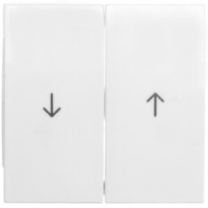 B.Kwadrat Klawisz podwójny symbol /strzałka/ biały 5316258999 - obrazek 1