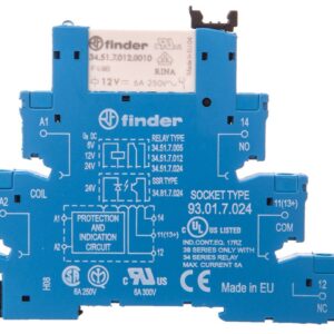 Przekaźnikowy interfejsowy 6,2mm, 1P 6A 12V DC, zaciski śrubowe, 38.51.7.012.0050 - obrazek 1