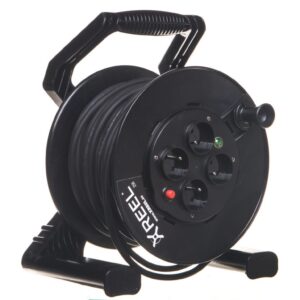 Przedłużacz bębnowy XREEL 40mb H05RR-F 3x1,5 IP20 4xGS 230V 92501T48173 - obrazek 1