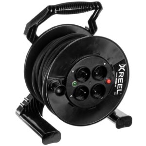 Przedłużacz bębnowy XREEL 25mb H05RR-F 3x2,5 IP20 4xGS 230V 92501T48243 - obrazek 1
