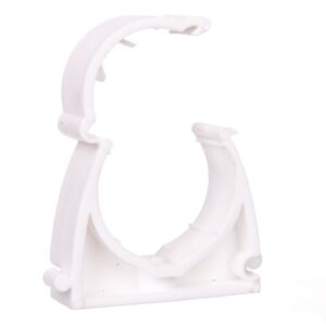 Uchwyt zamknięty do rur 32mm biały UZ 32 10501 /100szt./ - obrazek 1