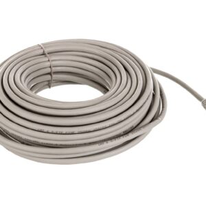 Kabel krosowy patchcord S/FTP (PiMF) kat.6 LSZH szary 20m 50893 - obrazek 1