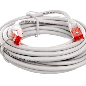 Kabel krosowy patchcord U/UTP kat.6 CCA szary 5m 68419 - obrazek 1