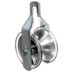 Rolka pojedyńcza aluminiowa łożyskowana fi 77mm ST26.33 - obrazek 1