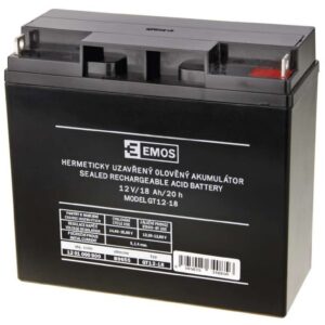 Akumulator ołowiowy AGM 12V 18Ah 12x12 B9655 - obrazek 1