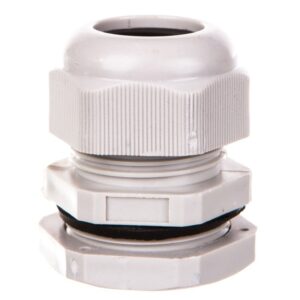 Dławnica kablowa M32x1,5 IP68 poliamidowa jasnoszara EM4732M - obrazek 1