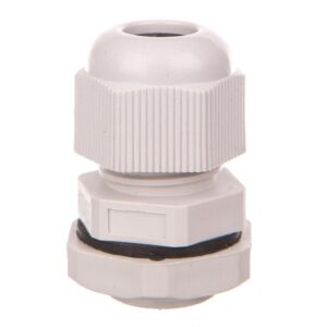 Dławnica kablowa M16x1,5 IP68 poliamidowa jasnoszara EM4717M - obrazek 1