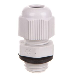 Dławnica kablowa M12x1,5 IP68 poliamidowa jasnoszara EM4712M - obrazek 1