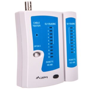Tester kabli RJ-45, RJ-11, RJ-12, koncentrycznych NT-0401 (nie zawiera baterii) - obrazek 1