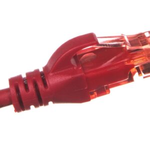 Kabel krosowy (Patch Cord) U/UTP kat.6 czerwony 1m DK-1612-010/R - obrazek 1