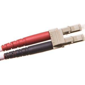 Patch cord światłowodowy LC/LC duplex MM 50/125 OM2 1m LS0H pomarańczowy DK-2533-01 - obrazek 1