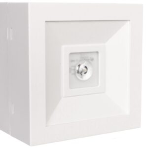 Oprawa LOVATO N LED 3W 370lm (opt. otwarta) 1h dwuzadaniowa AT biała LVNO/3W/B/1/SA/AT/WH - obrazek 1
