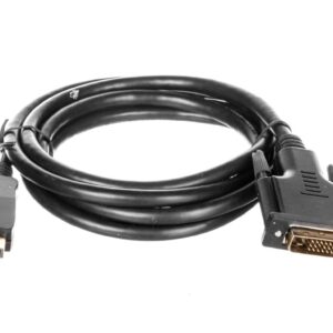 Kabel adapter DisplayPort 1.2 / DVI-D 2m czarny 51961 - obrazek 1