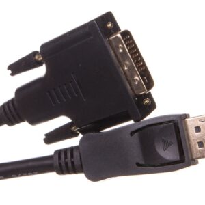 Kabel adapter DisplayPort 1.2 / DVI-D 5m czarny 51963 - obrazek 1