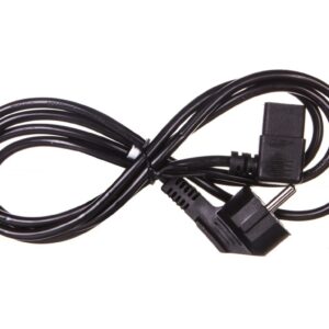 Kabel zasilający kątowy Schuko (type F, CEE 7/7) - C13 2m 50080 - obrazek 1