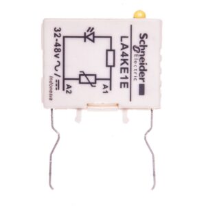 Moduł ogranicznika warystor 32-48V AC/DC ze wskaźnikiem LED LA4KE1E - obrazek 1