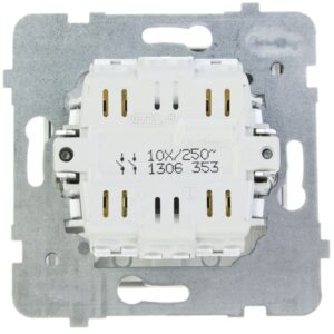 AS Łącznik podwójny biały ŁP-11G/m/00 - obrazek 1