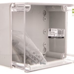 INDUSTRIAL Puszka hermetyczna n/t 170x135x107 IP65 transparentna 2712-01 - obrazek 1