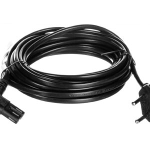 Kabel zasilający kątowy EURO (radiowy) CEE 7/16 - IEC 320 C7 5m 97355 - obrazek 1